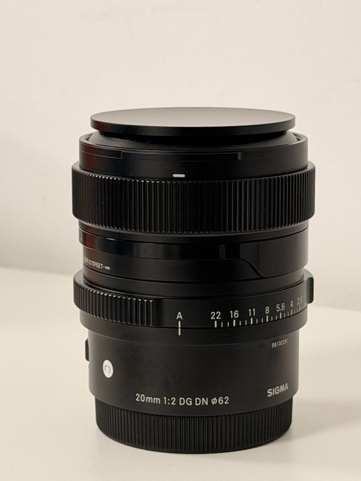 Sigma 20mm f2 como nova E Mount
