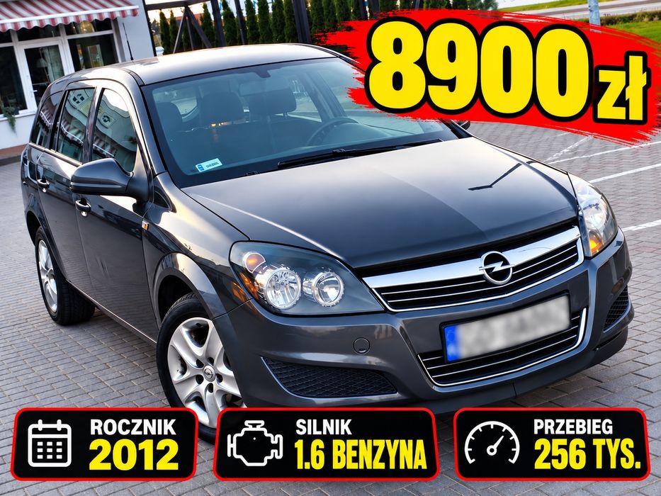 Opel Astra H 1.6 Benzyna Rok 2012 Przebieg 256 tys Salon Polska