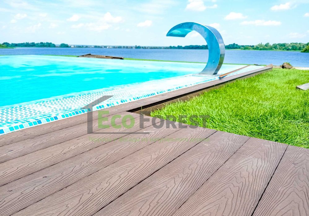 Терасна дошка! Композит Porch Real 3D від прямого постачальника. ДПК