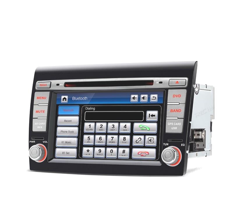 AUTO RADIO TIPO OEM PARA FIAT BRAVO 07-14 USB GPS TACTIL 7" HD