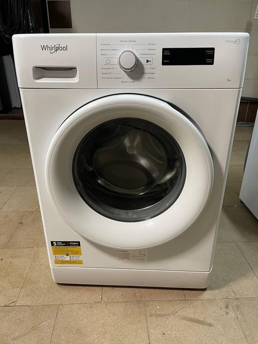 Пральна машина Whirlpool 6кг Вузька з парою. 1000 об. А+++ Гарантія.