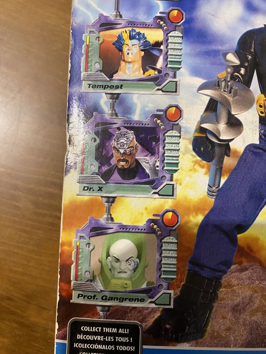 Action Man Tempest 2001 Hasbro ainda na embalagem