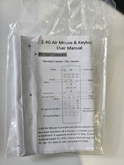 mysz i klawiatura Air Mouse 2.4G