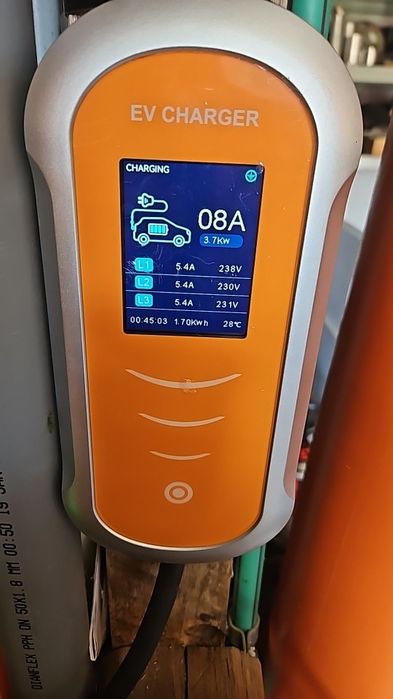 ЗАРЯДКА 11КВТ‼️ IPENGEN 11kW 16A 3 фази зарядка для електромобіля Type 2 | Регулювання 8-10-13-16A | Кабель 4м EV Charger переносна