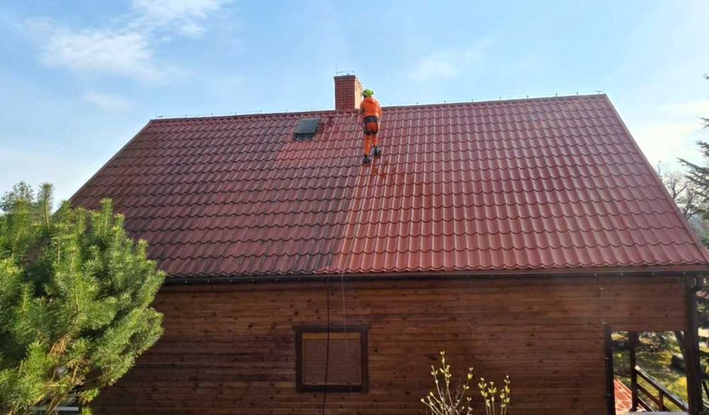 Malowanie mycie dachów i elewacji