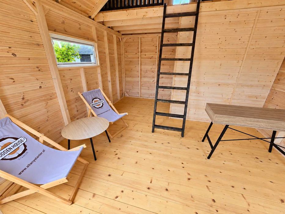 Domek drewniany Nowoczesna STODOŁA 25m² – dostępne od ręki, PROMOCJA -10%