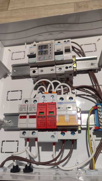 Щит для инвертора + защита солнечных панелей