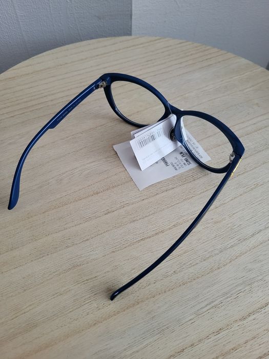 Okulary damskie zerówki kocie oczy