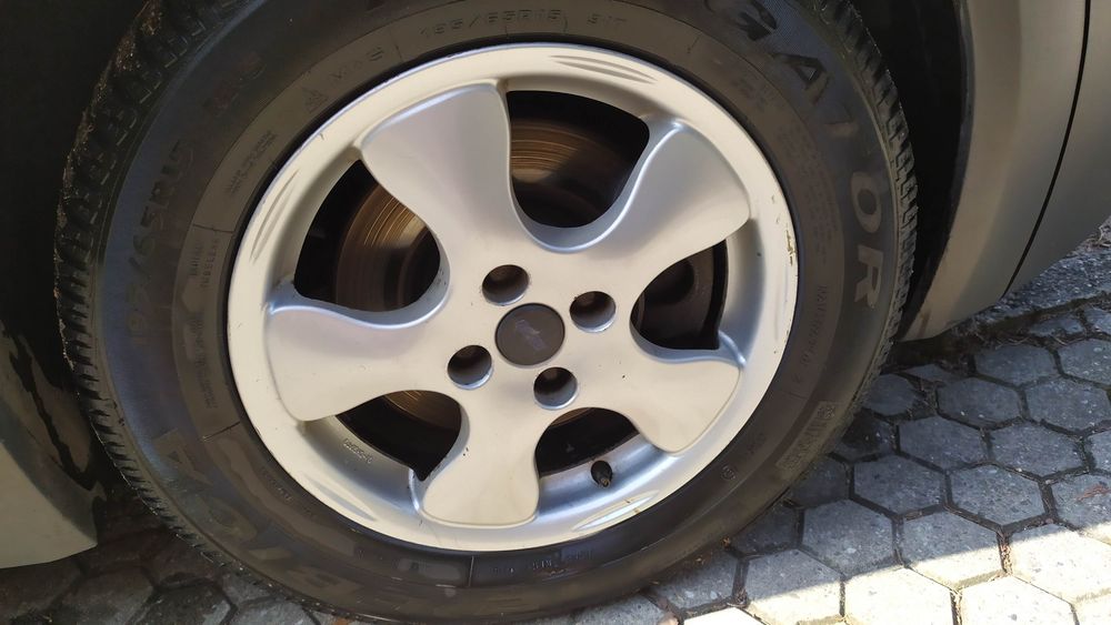 Dębica Navigator 2 wielosezonowe 195/65R15 alufelgi Fiat 4x98