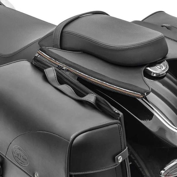 ENVIO INCLUÍDO Alforges pele grossa par chopper mota moto