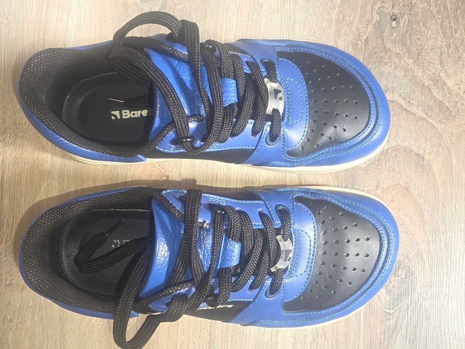 Buty barefoot sneakers Wave - Black & Blue Barebarics czarne niebieskie rozm. 37