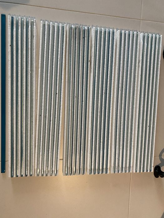 Listwa szklana dekoracyjna, szklany dekor