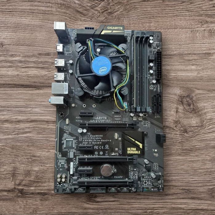 Gigabyte z270P+проц/ОЗУ:20Gb(DDR4)