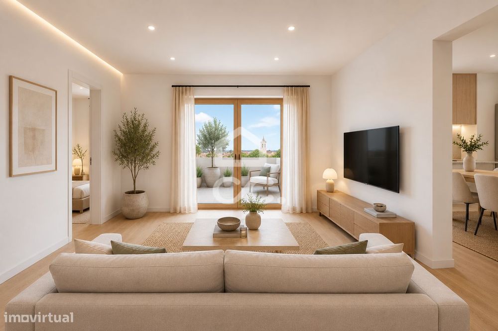 Moradia Bifamiliar T2 de 1º andar Recuperada c/ Acabamentos Premium e