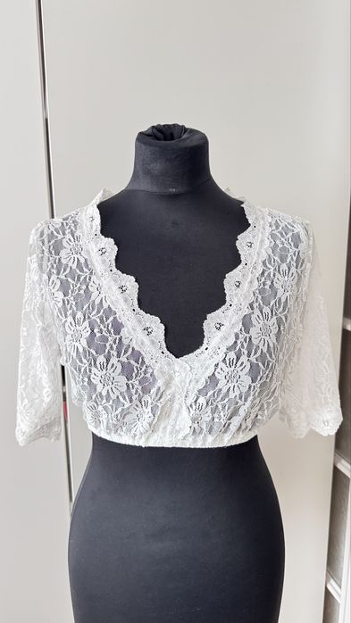 Crop Top koronkowy rozmiar L