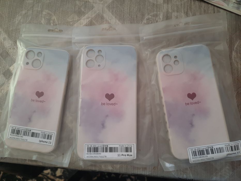 Capas de silicone para iphone 11 e 13 pro max e Samsung A51 novas