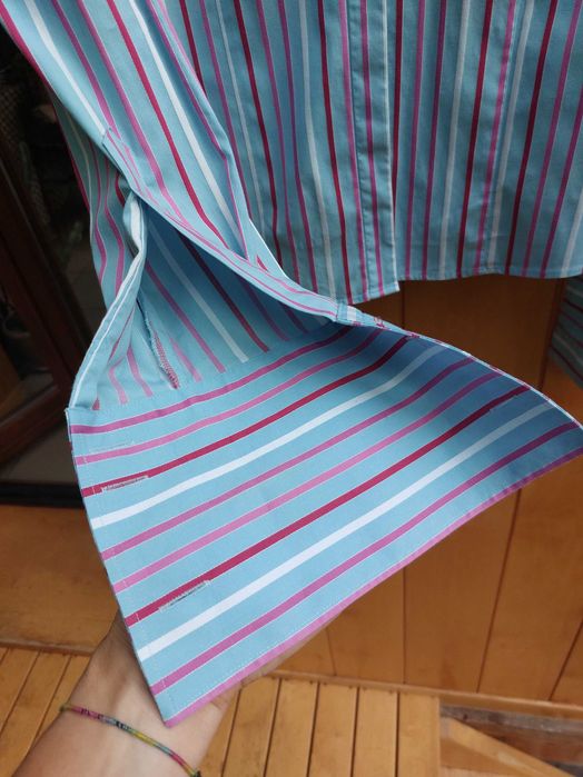 elegancka błękitna koszula Hawes and Curtis ekskluzywna designerska