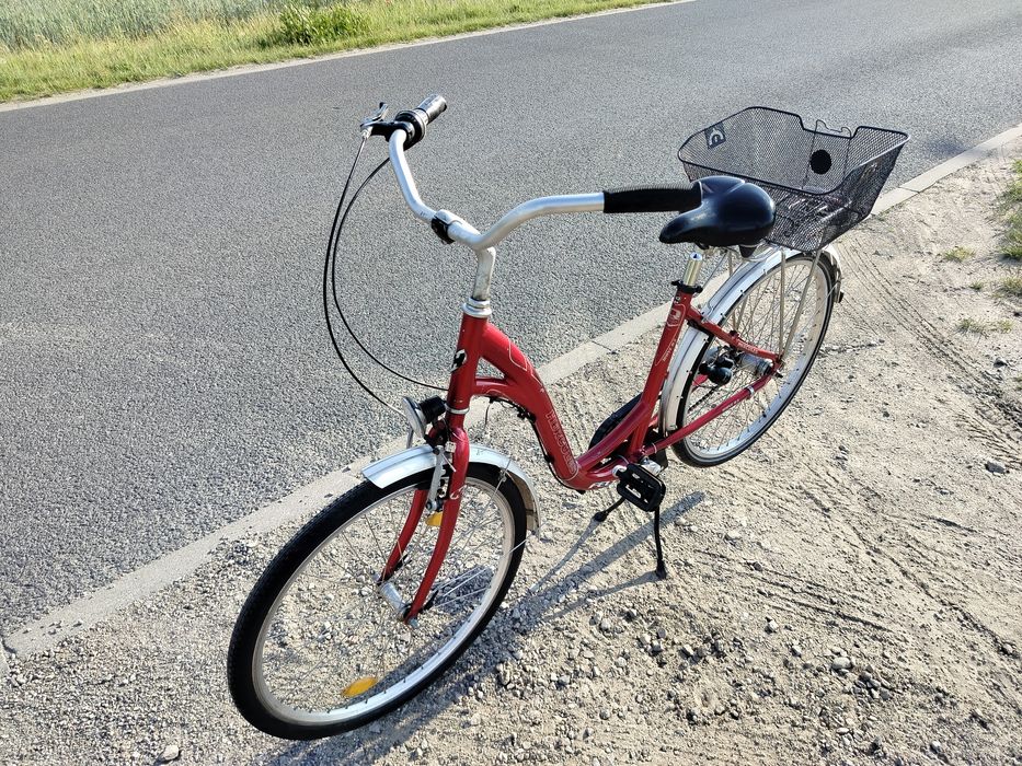 Niskopodłogowy Hercules 26" cali trzybiegowy +koszyk.