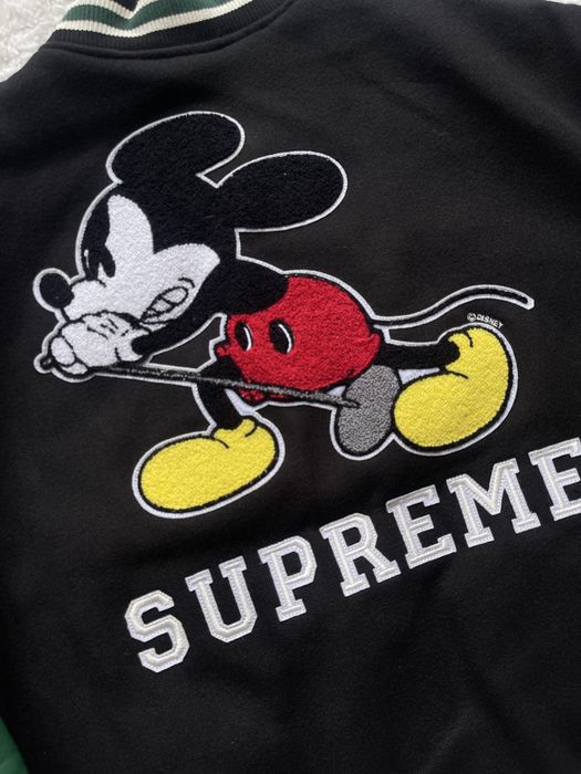 Kurtka Bomberka Supreme Number (N)ine Mickey Mouse Varsity Jacket