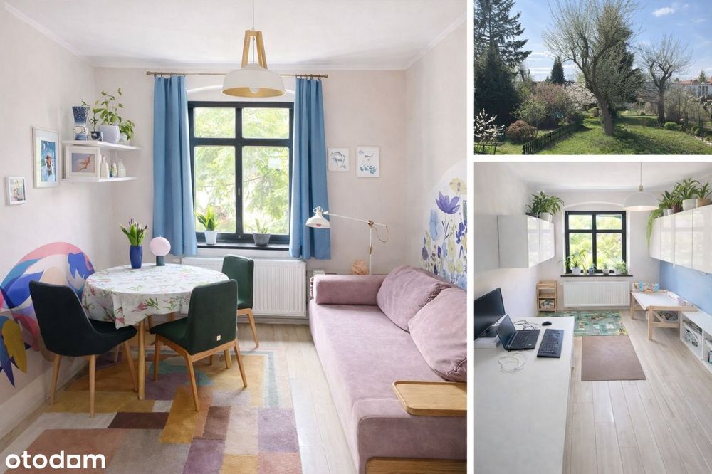 Prywatnie | Po remoncie | 3-pok mieszkanie z ogródkiem na Karłowicach