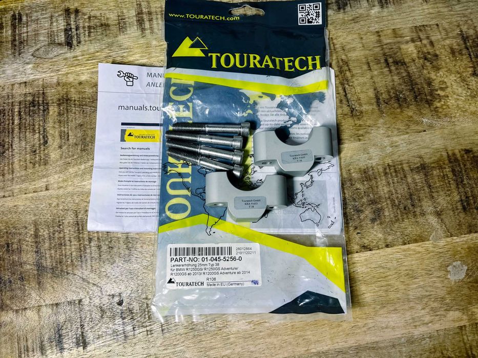 Risers Touratech de 25mm ( BMW R1250GS/GSA e  R1200GS/GSA )