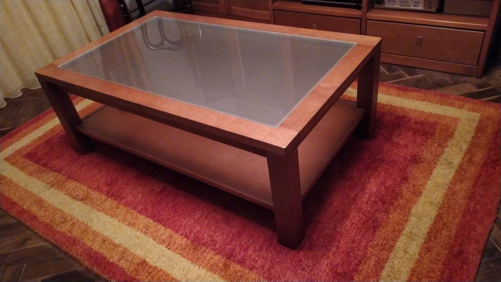 Mesa de Centro em Madeira de Faia Maciça