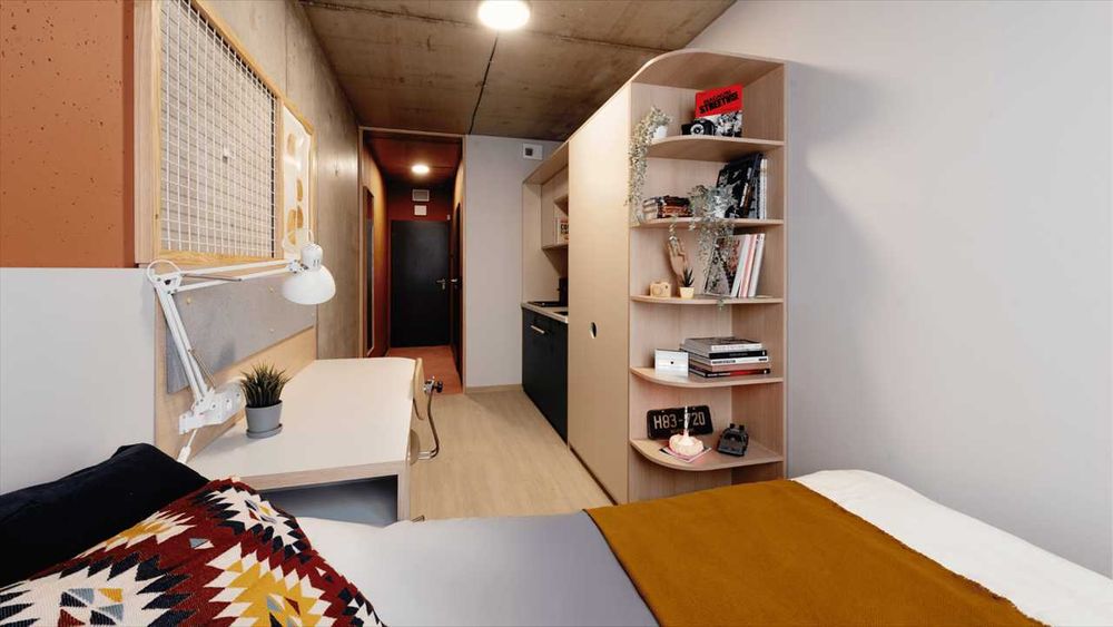 Premium studio w prywatnym akademiku.  Wszystko w cenie, bez prowizji | Student Depot