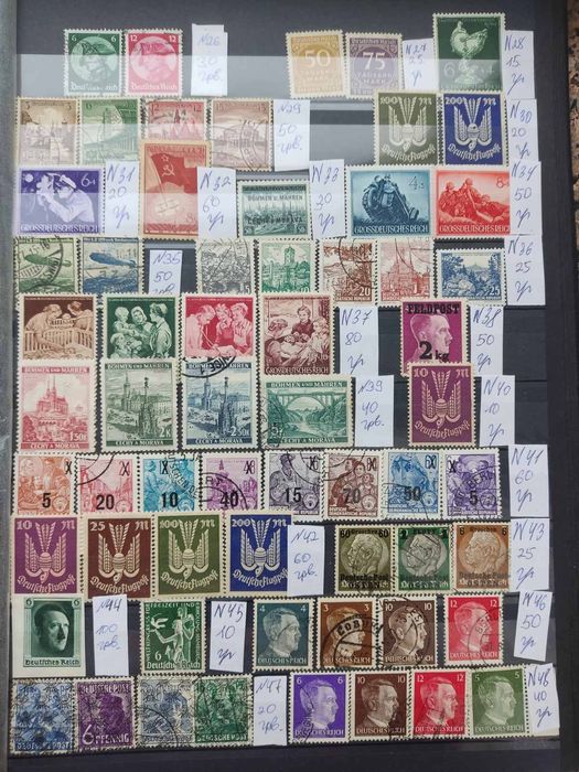 Марки Германия 20-40г. колекционирование редкие