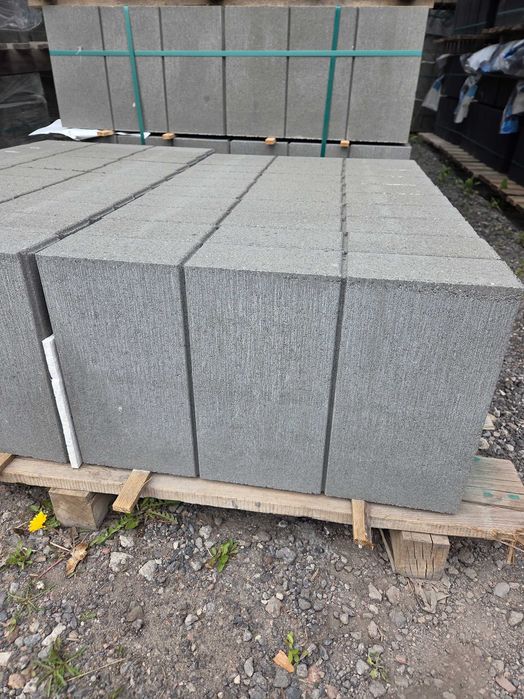 Obrzeże palisadowe 8x30x50 brązowe, szare, grafitowe,