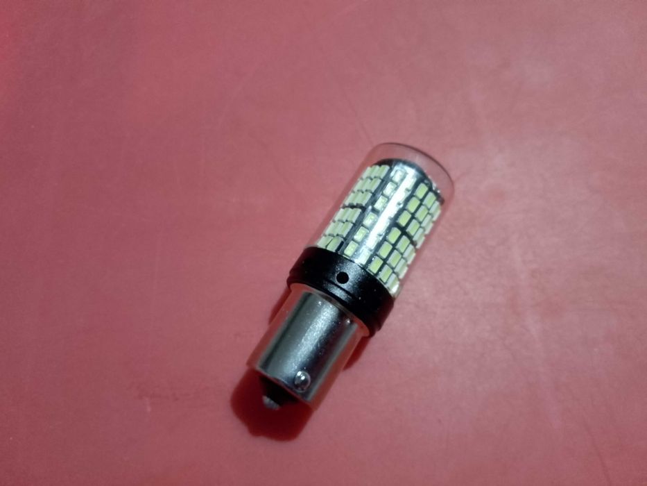 Żarówki P21W 5W 1156 BA15S LED 144 LED Biały Canbus 2 szt Mocna Wstecz