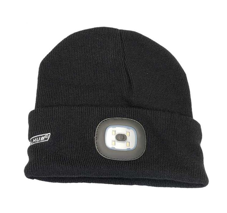 (Com Iva) Gorro de Lã Com Lanterna LED