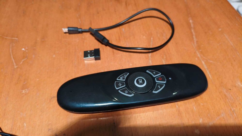 Teclado Sem Fio Air Mouse 2.4GRF 7 Cores Backlight (NOVO)