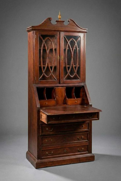 Papeleira com alçado livreiro