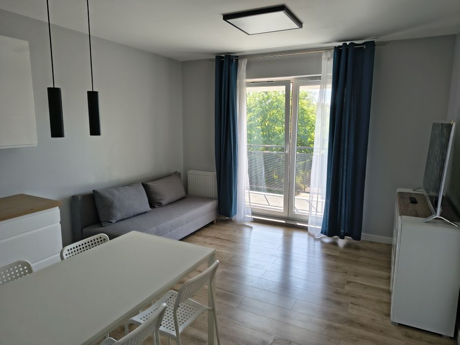 Nowoczesne, 2 pokoje, 37m2, umeblowane, duży taras