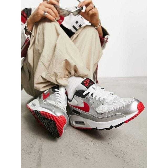 Nike 90 silver hotsell