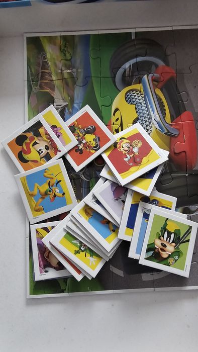 Pack jogos Mickey puzzle + memoria + domino
