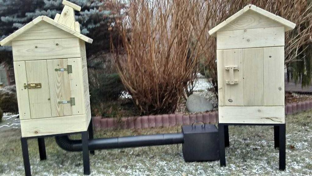 Wędzarnia drewniana ogrodowa z jodły lub olchy, solidna