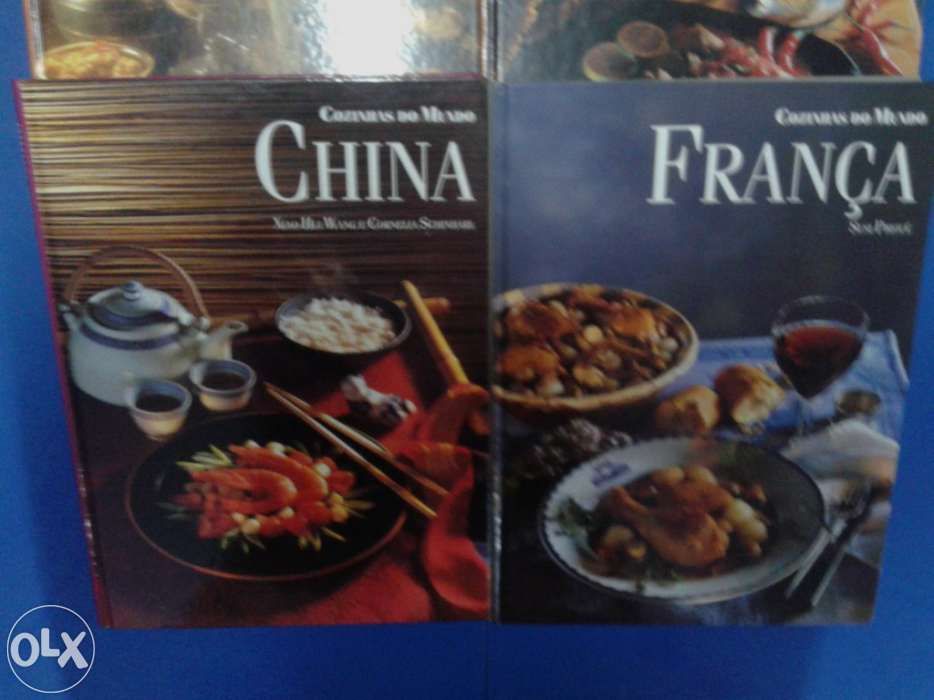 Coleção livros - Cozinhas do Mundo (8 livros)