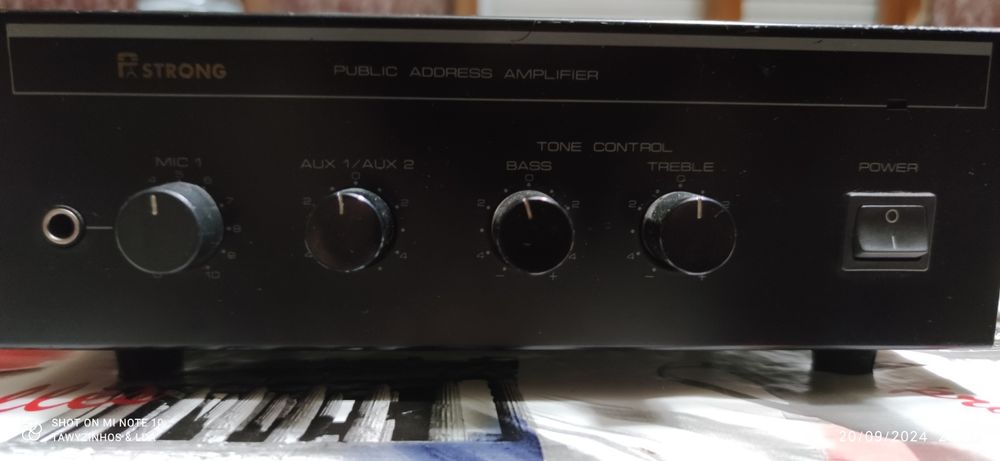 Amplificador 12v ou/220 v publicidade