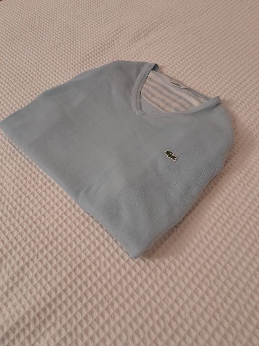 Camisola lacoste azul bebe