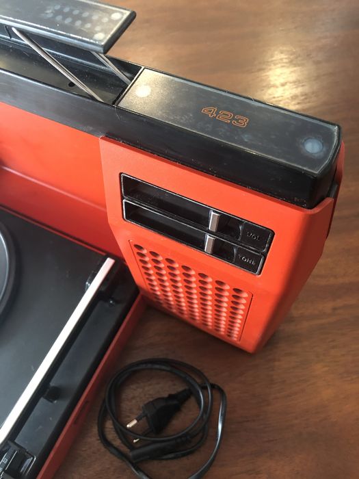 Gira-discos philips vintage portatil