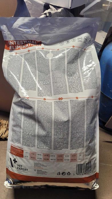 Vet Expert Dog Intestinal Elimination 12kg + GRATIS