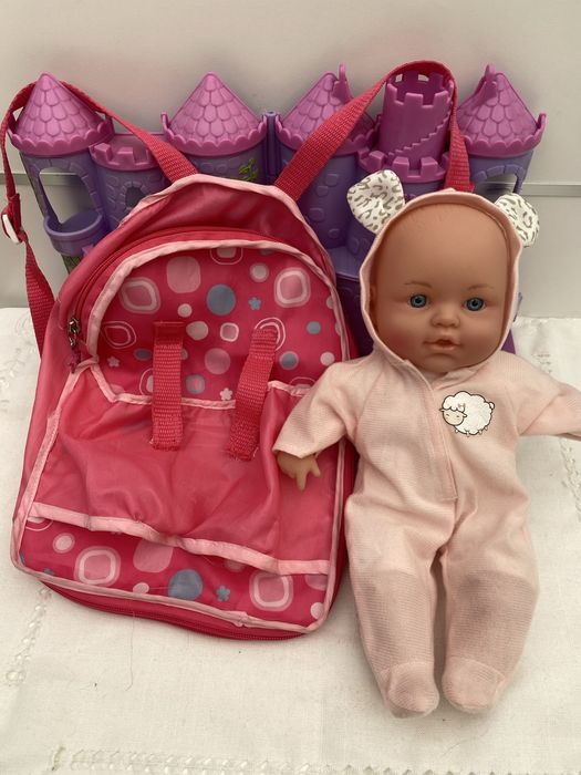 Nenuco com marsupio Bebe com mochila transportadora423439355452467203