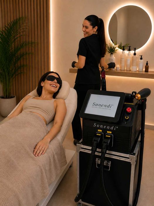 Máquina Laser Multifunções 808/755/1064 + Picossegundo + Peeling Hollywood