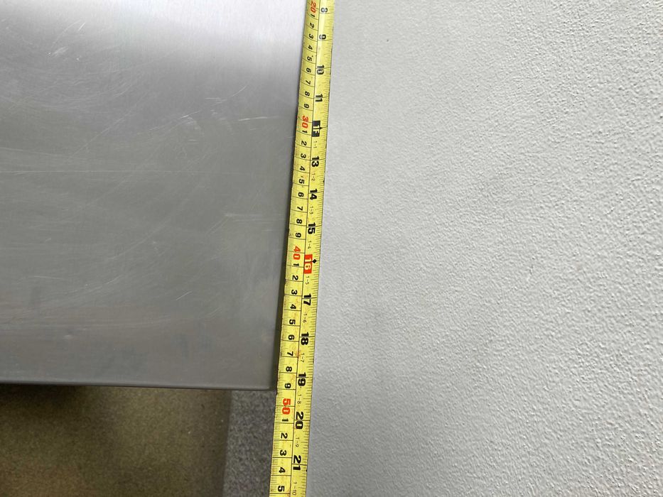 móvel construído em aço inox escaparate bancada