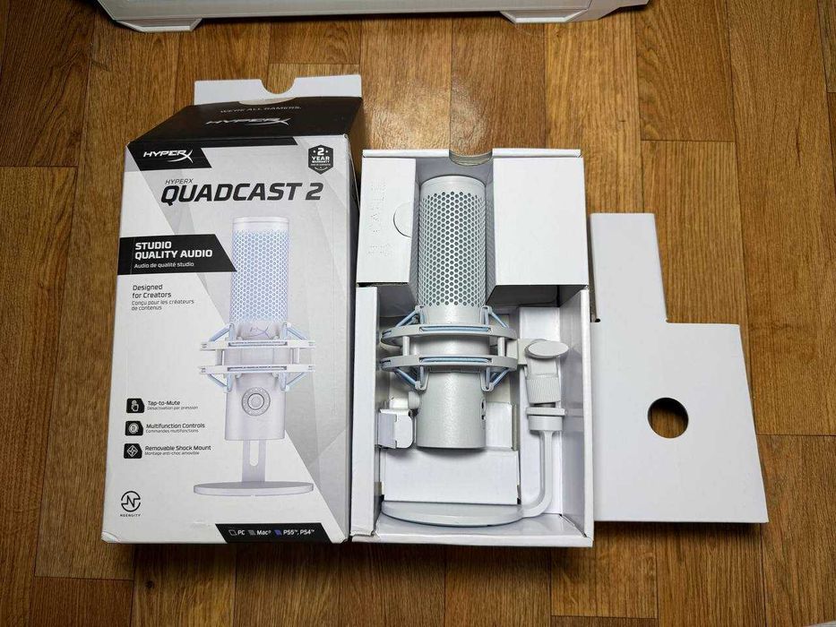 Мікрофон HyperX QuadCast 2 White