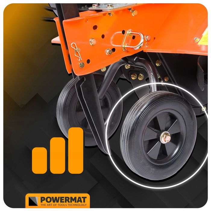 Glebogryzarka spalinowa kultywator do gleby Powermat 7km 85cm moduły
