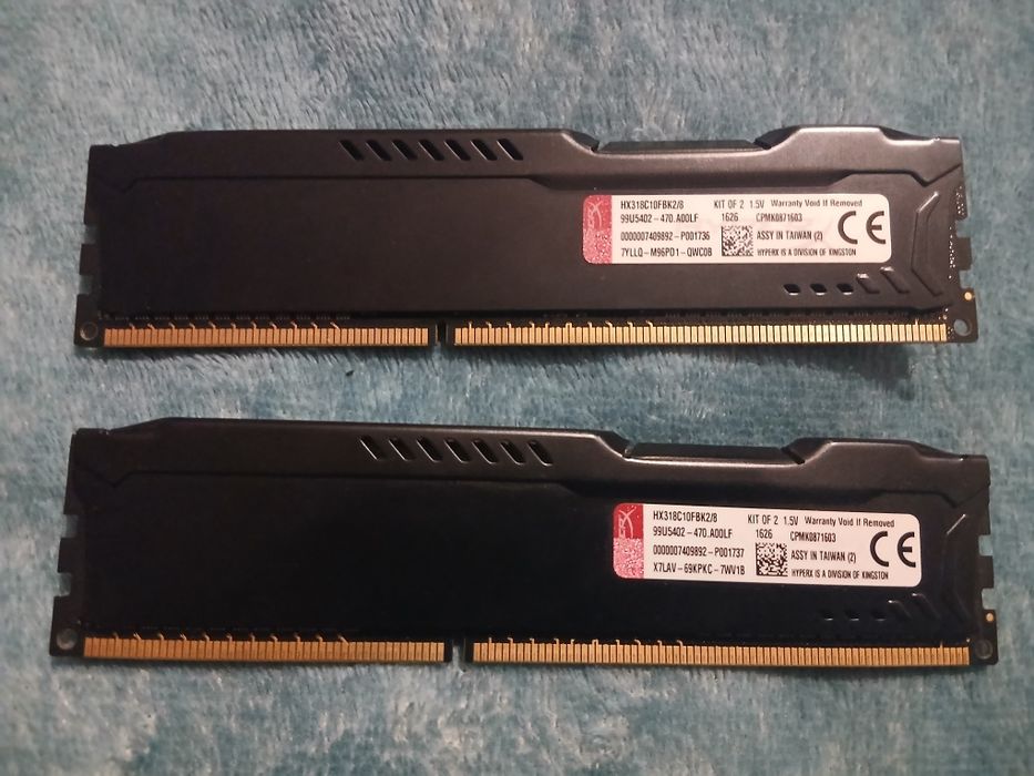Оперативна пам'ять HyperX 16GB (2x8GB) DDR3 1866 MHz FURY