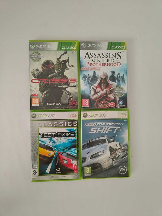 Gry XBOX360 Zestaw 4 gry