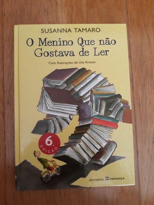 Livro "O menino que não gostava de ler"